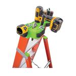 Louisville® FXS1510 FXS1500 Type IA 2-in-1 Cross Step to Shelf Ladder, 10 ft H Ladder, 300 lb Load, 9 Steps, Fiberglass, A14.5
