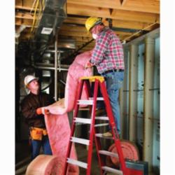 Louisville® L-3016-06 Type IA Non-Conductive Weather Resistant Step Ladder, 6 ft H Ladder, 300 lb Load, 5 Steps, Fiberglass, A14.5