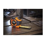 Crescent® PHV1425EDN P1000 Tape Measure, 25 ft L x 1 in W Blade, Steel Blade, 1/10 ft, 1/100 ft Graduation