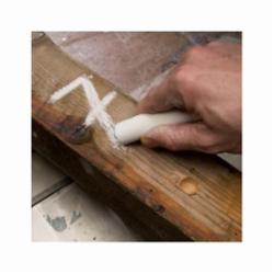 Markal® 080505 Temporary Tapered Railroad Chalk, Blue, 1 in Round Tip