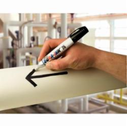 Markal® 96223 Dura-Ink® 25 King Size Permanent Ink Marker, 1/8 to 1/4 in Chisel Tip, Fiber Tip, Black