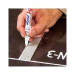 Markal® 096963 PRO-LINE® HP High Performance Liquid Paint Marker, 1/8 in Bullet/Medium Tip, Fiber Tip, Black