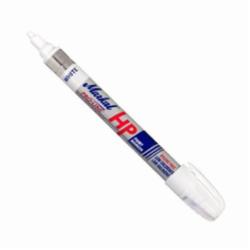 Markal® 096960 PRO-LINE® HP High Performance Liquid Paint Marker, 1/8 in Bullet/Medium Tip, Fiber Tip, White
