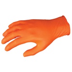 MCR Safety 6016OXXL Nitrishield® 6016O Non-Sterile Disposable Gloves With Grippaz™ Technology, 2XL, Nitrile, Orange, 9-1/2 in L, Powder-Free, Texture, 6 mil THK, Application Type: Industrial Grade/Single Use, Right/Left Hand