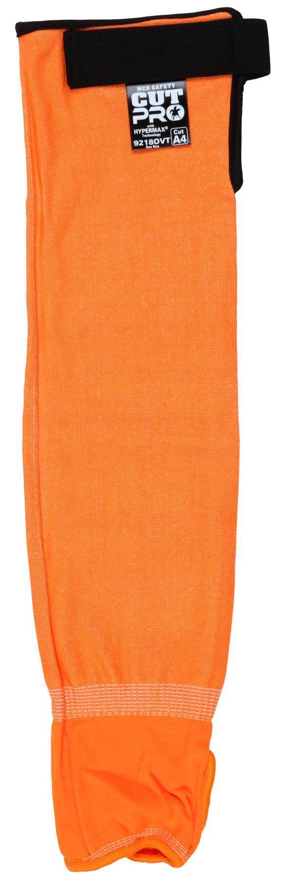 MCR Safety 9218OVT Cut Pro® Arm Protection Sleeve, 18 in L, Orange