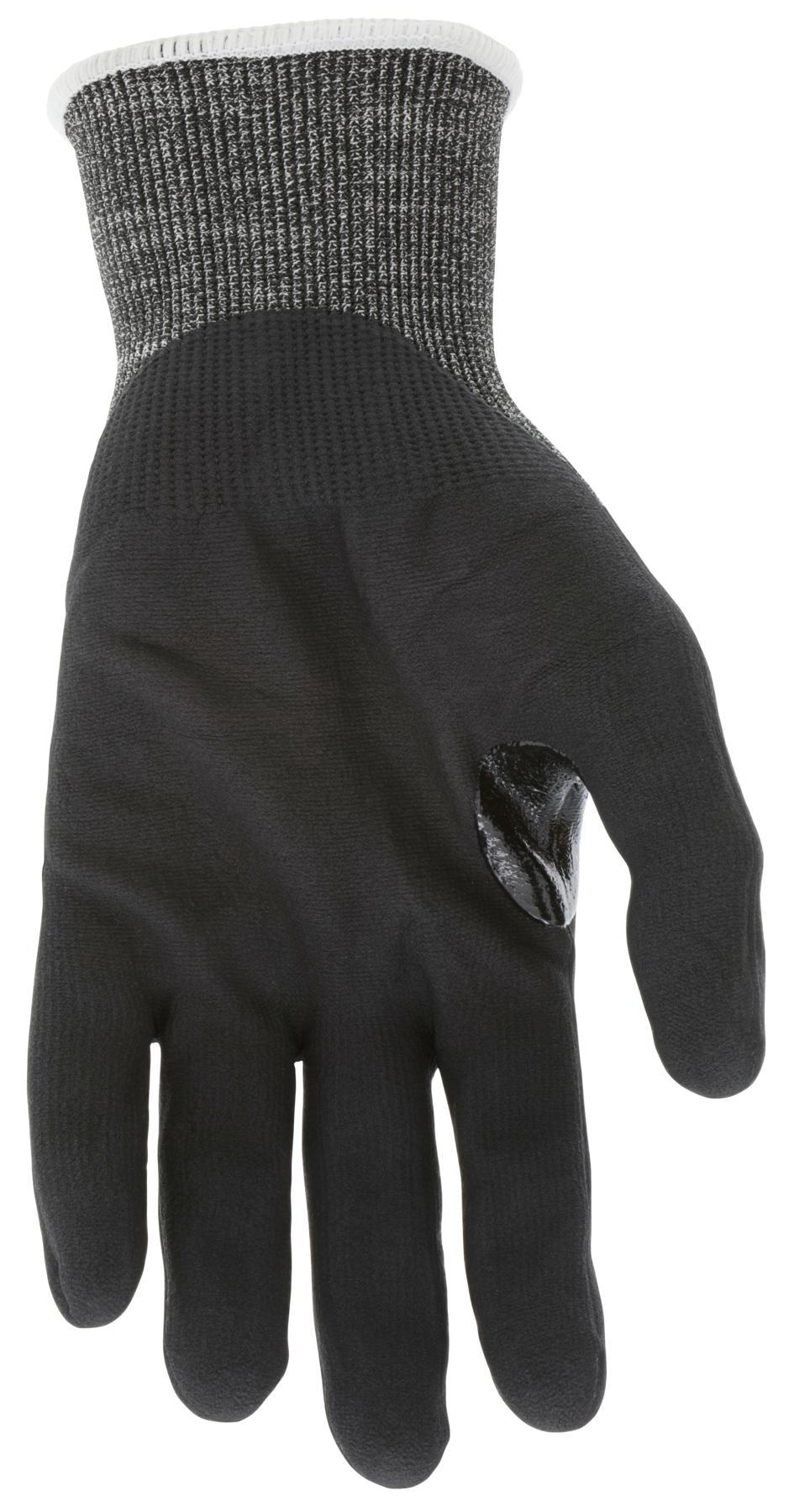 MCR Safety 9278NF Cut Pro™ Cut-Resistant Gloves, Nitrile Foam Coating, HyperMax™, Knit Wrist Cuff, Resists: Abrasion, Cut and Puncture, ANSI Cut-Resistance Level: A3, ANSI Puncture-Resistance Level: 4
