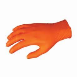 MCR Safety 6016OL NitriShield™ 6016O Non-Sterile Disposable Gloves, L, Nitrile, Orange, 9-1/2 in L, Non-Powdered, 6 mil THK, Application Type: Industrial Grade, Ambidextrous Hand