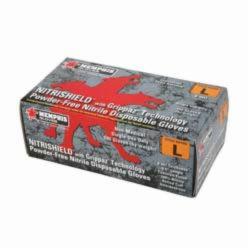 MCR Safety 6016OL NitriShield™ 6016O Non-Sterile Disposable Gloves, L, Nitrile, Orange, 9-1/2 in L, Non-Powdered, 6 mil THK, Application Type: Industrial Grade, Ambidextrous Hand
