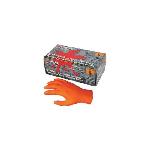 MCR Safety 6016OL NitriShield™ 6016O Non-Sterile Disposable Gloves, L, Nitrile, Orange, 9-1/2 in L, Non-Powdered, 6 mil THK, Application Type: Industrial Grade, Ambidextrous Hand