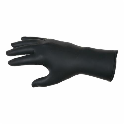 MCR Safety 6062S NitriShield™ Stealth™ 6062 Non-Sterile Disposable Gloves, S, Nitrile, Black, 11.26 in L, Non-Powdered, Textured Grip, 6 mil THK, Application Type: Food/Industrial/Premium Grade, Ambidextrous Hand