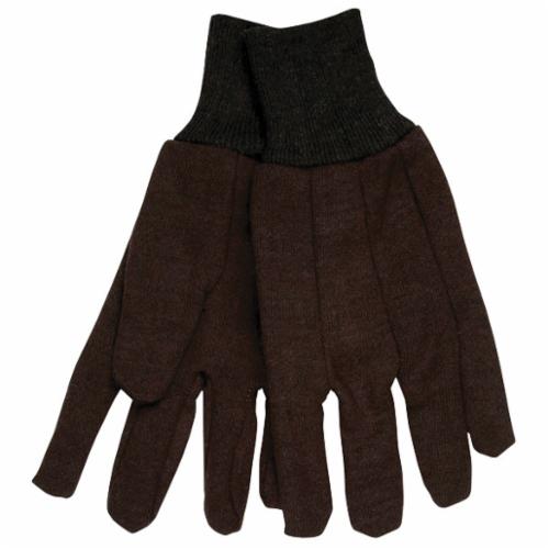 MCR Safety 7102 Ladies General Purpose Gloves, Work, Clute Pattern/Standard Finger/Straight Thumb Style, S, 8 oz Jersey, Natural White, Knit Wrist Cuff, Uncoated Coating, Unlined Lining