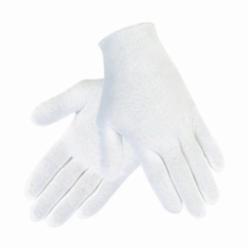 MCR Safety 8600C Lightweight Inspectors Gloves, L, Cotton, White, Straight Thumb Style, Paired Hand, 8-1/2 in L