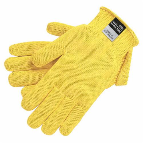 MCR Safety 9375L 9375 Heavy Weight Gloves, L, Uncoated Coating, 7 ga Cotton/Kevlar®/Polyester, Knit Wrist Cuff, Resists: Abrasion and Cut, ANSI Cut-Resistance Level: A3, Ambidextrous Hand