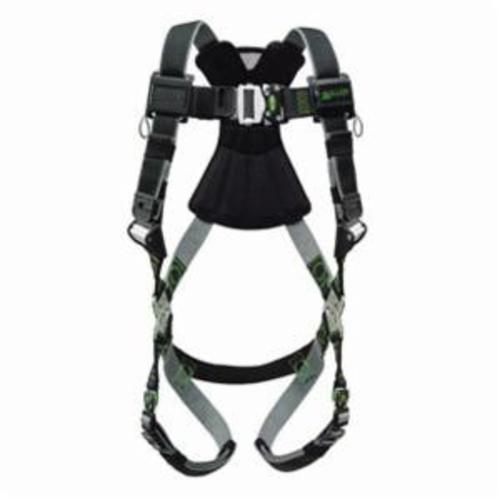 Miller® by Honeywell RDT-QC/S/MBK Revolution™ Harness, S to M, 400 lb Load, DualTech® Strap, Quick-Connect Leg Strap Buckle, Cam Shoulder Strap Buckle, Black