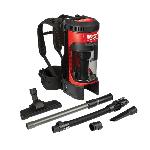 Milwaukee® 0885-20 3-in-1 Cordless Backpack Vacuum, 1 gal Tank, 159 W Power Rating, 18 VDC