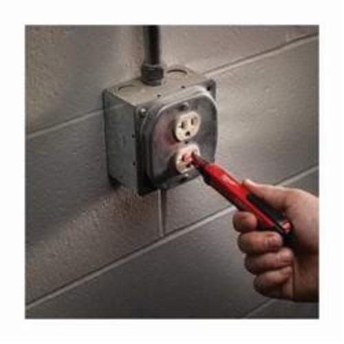 Milwaukee® 2202-20 Non-Contact Voltage Detector With LED, 50 to 1000 VAC, Audible/Visual Indicator, Cat IV 1000 VAC