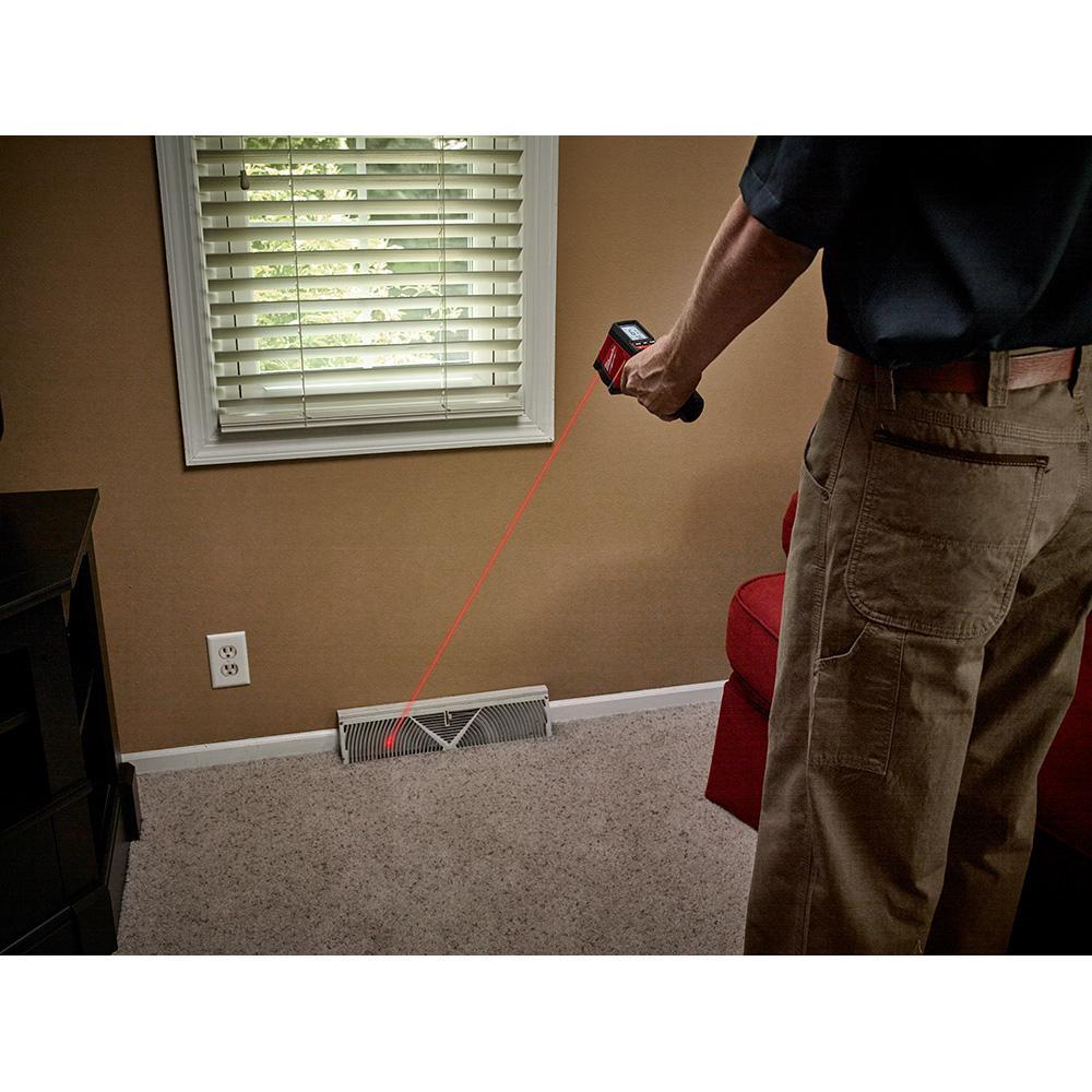 Milwaukee® 2267-20 Infrared Thermometer, -22 to 752 deg F, +/-2 % Accuracy, 10:1 Focus Spot, 0.95 Fixed, 9V Battery