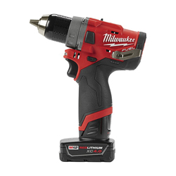 Milwaukee® M12™ FUEL™ 2503-22 Cordless Drill/Driver Kit, 1/2 in Chuck, 12 VAC, 1700 rpm No-Load, 6.6 in OAL, Li-Ion Battery