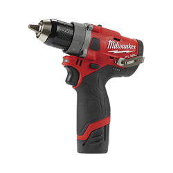 Milwaukee® M12™ FUEL™ 2503-22 Cordless Drill/Driver Kit, 1/2 in Chuck, 12 VAC, 1700 rpm No-Load, 6.6 in OAL, Li-Ion Battery