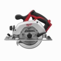Milwaukee® 2630-20 Cordless Circular Saw, 6-1/2 in Blade, 5/8 in Arbor/Shank, 18 VDC, 1-5/8 in 45 deg, 2-1/8 in at 90 deg D Cutting, Li-Ion Battery, Left Blade Side
