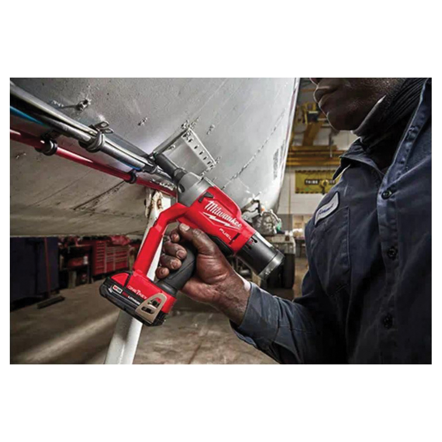 Milwaukee® 2660-22CT M18™ FUEL™ Cordless Blind Rivet Tool With ONE-KEY™, 3/16 in, 7/32 in, 1/4 in, 9/32 in Rivet, 4500 lb Pulling, 18 V, Lithium-Ion Battery, Aluminum Housing