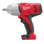 Milwaukee® M18™ 2663-20 Cordless Impact Wrench With Friction Ring, 1/2 in Straight Drive, 0 to 2200 bpm, 450 ft-lb Torque, 18 VDC, 8-7/8 in OAL
