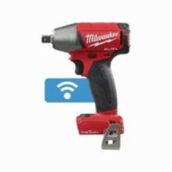 Milwaukee® M18™ FUEL™ 2759-20 Compact Cordless Impact Wrench With Pin Detent, 1/2 in Straight Drive, 0 to 3200 bpm, 220 ft-lb Torque, 18 VDC, 6-1/8 in OAL