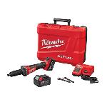 Milwaukee® M18 FUEL™ 2784-22 Kit Die Grinder Kit, 18 VDC, 5 Ah Li-Ion Battery, Black/Red