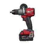 Milwaukee® M18™ 2804-22 Compact Lightweight Cordless Hammer Drill/Driver Kit, 1/2 in Hex Chuck, 18 VDC, 0 to 550/0 to 2000 rpm No-Load, Li-Ion Battery