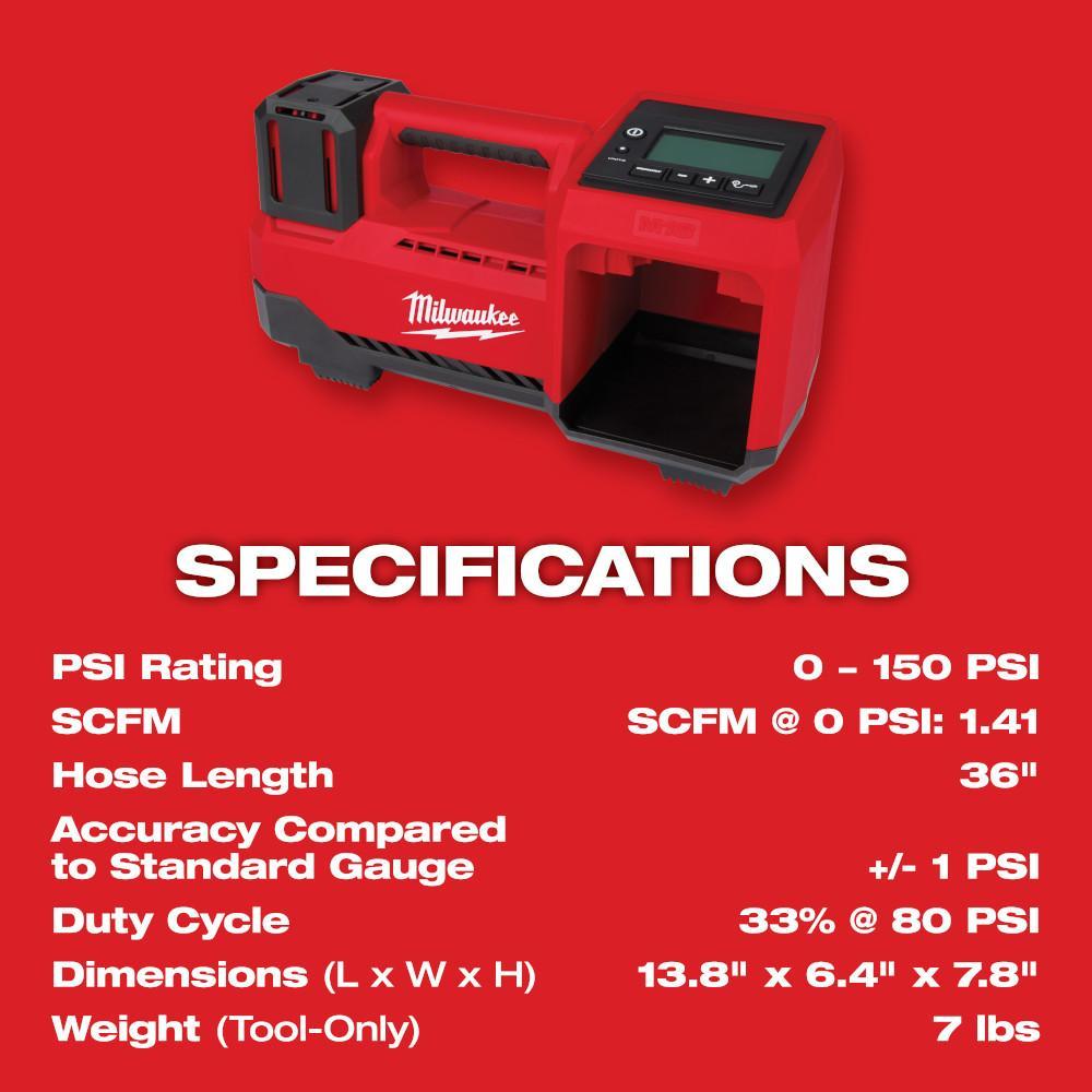 Milwaukee® M18™ 2848-20 Inflator