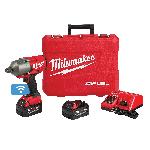 Milwaukee® M18 FUEL™ 2864-22 High Torque Kit Cordless Impact Wrench, 3/4 in 4-Mode Straight Drive, 2100 bpm, 1200/1500 ft-lb Torque, 18 VDC, 8.59 in OAL