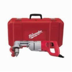 Milwaukee® 3107-6 Grounded Right Angle Drill Kit, 1/2 in Keyed Chuck, 120 VAC, 500 rpm Speed, 16-3/4 in OAL
