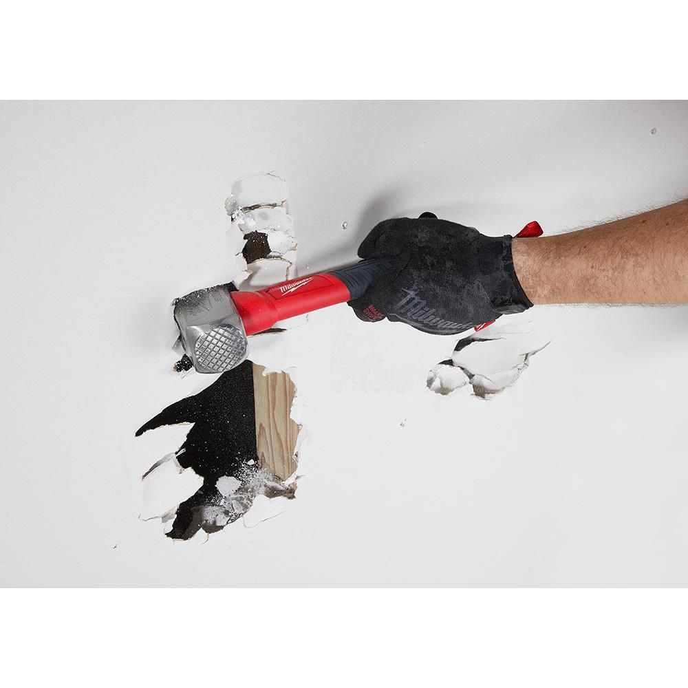 Milwaukee® 48-22-9310 Drilling Hammer, 11 in OAL, Smooth/Milled Face, 3 lb Forged Steel Head, Forged Steel Handle