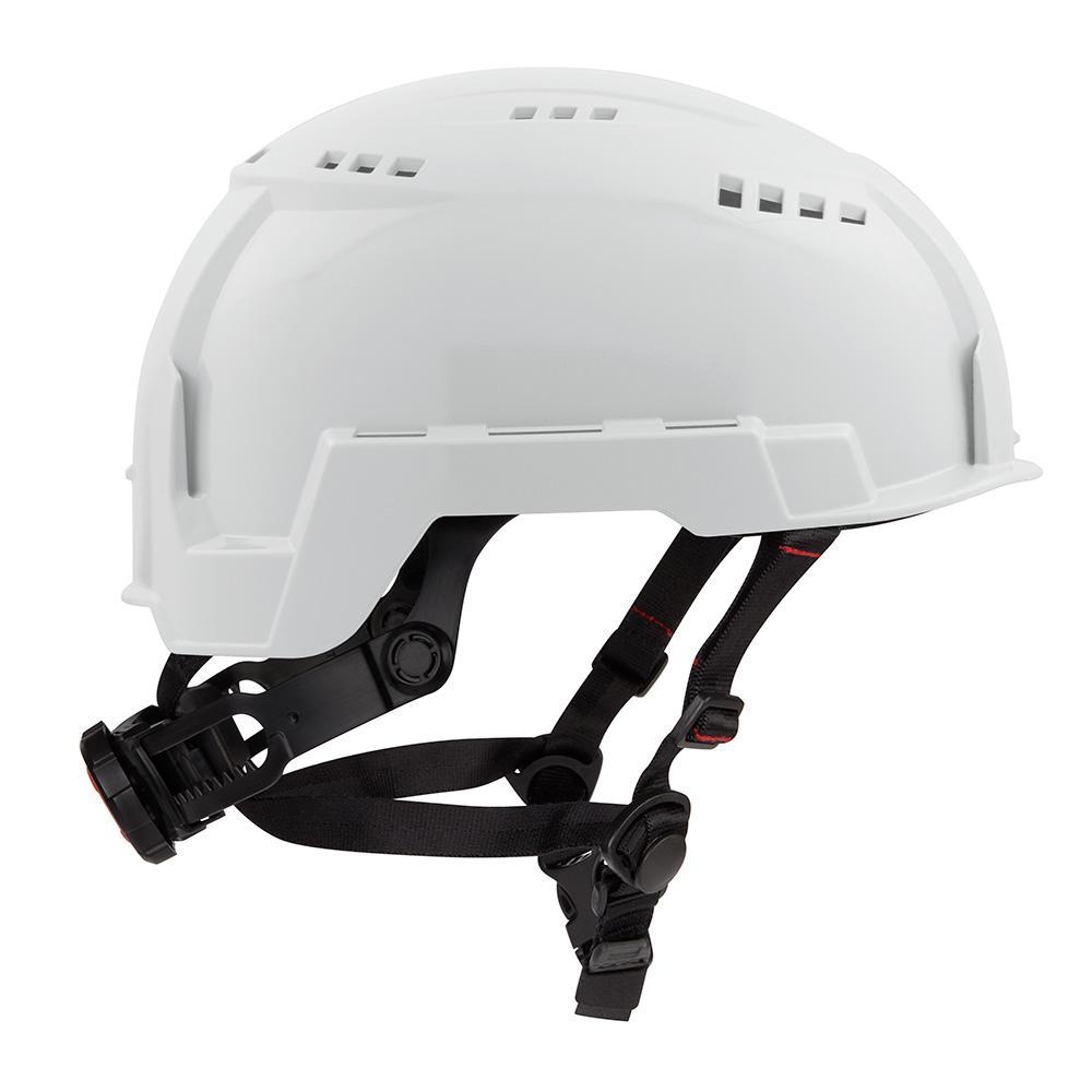 Milwaukee® 48-73-1300 Adjustable Safety Helmet, LEXAN™ Polycarbonate, Padded Suspension, ANSI Electrical Class Rating: Class C, ANSI Impact Rating: Type II, Swing Wheel Ratchet Adjustment