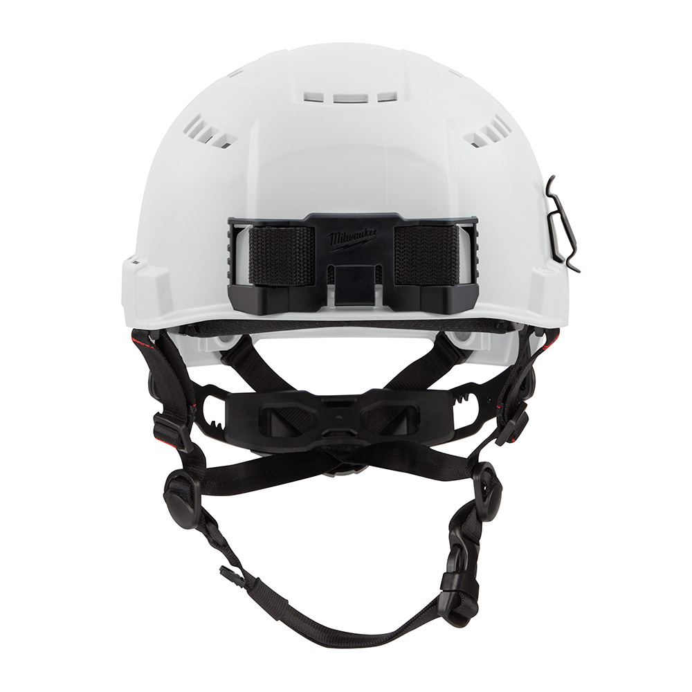 Milwaukee® 48-73-1300 Adjustable Safety Helmet, LEXAN™ Polycarbonate, Padded Suspension, ANSI Electrical Class Rating: Class C, ANSI Impact Rating: Type II, Swing Wheel Ratchet Adjustment