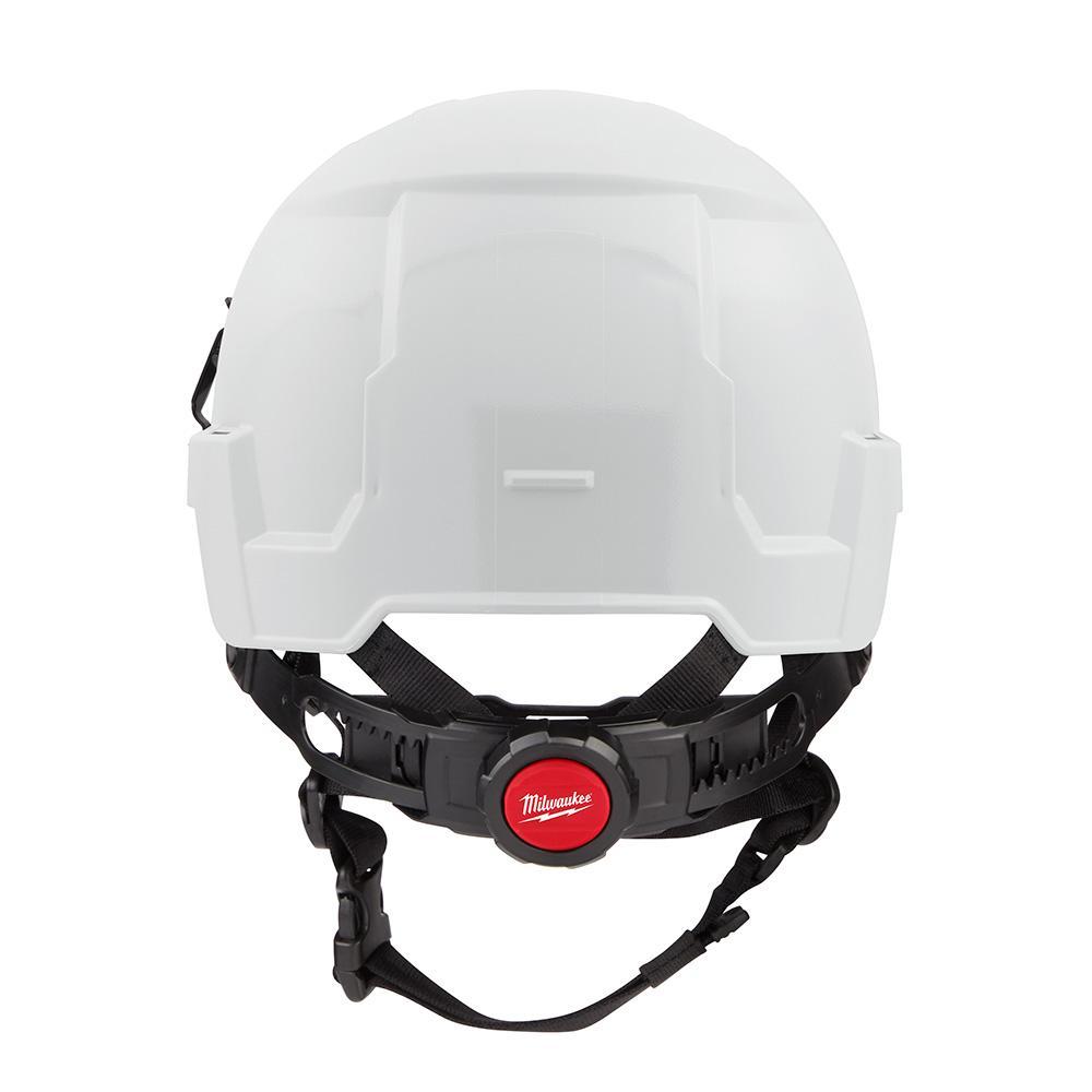 Milwaukee® 48-73-1301 Adjustable Safety Helmet, LEXAN™ Polycarbonate, Padded Suspension, ANSI Electrical Class Rating: Class E, ANSI Impact Rating: Type II, Swing Wheel Ratchet Adjustment