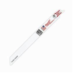 Milwaukee® SAWZALL® 48-00-5187 Double Duty Straight Back Thin Kerf Reciprocating Saw Blade, 9 in L x 3/4 in W, 14 TPI, Bi-Metal Body, Universal/Toothed Edge Tang