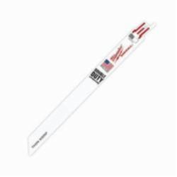 Milwaukee® Ice Hardened™ SAWZALL® 48-00-4188 Double Duty Straight Back Thin Kerf Reciprocating Saw Blade, 9 in L x 3/4 in W, 18 TPI, Bi-Metal Body, Universal/Toothed Edge Tang