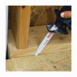 Milwaukee® SAWZALL® AX™ 48-00-5027 Demolition Tapered Back Reciprocating Saw Blade, 12 in L x 1 in W, 5 TPI, Bi-Metal Body, Universal/Toothed Edge Tang