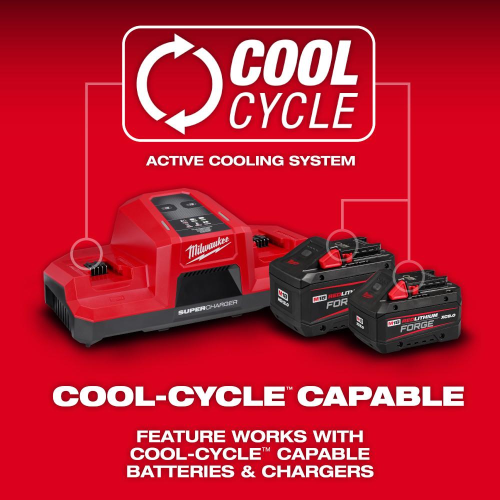 Milwaukee® 48-11-1813 Battery, 12 Ah Battery Li-Ion Battery, 18 V Charge, For Use With M18™ system