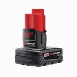 Milwaukee® M12™ REDLITHIUM™ 48-11-2402 High Capacity Rechargeable Cordless Battery Pack, 3 Ah Li-Ion Battery, 12 VDC Charge, For Use With M12™ Cordless Power Tool