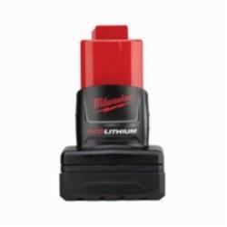 Milwaukee® M12™ REDLITHIUM™ 48-11-2402 High Capacity Rechargeable Cordless Battery Pack, 3 Ah Li-Ion Battery, 12 VDC Charge, For Use With M12™ Cordless Power Tool