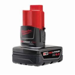 Milwaukee® 48-11-2460 Battery Pack, 6 Ah Li-Ion Battery, For Use With 12 VDC Cordless Tool