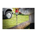 Milwaukee® SHOCKWAVE™ 48-13-6707 Lineman's Impact Auger Bit, 13/16 in Dia, 18 in OAL, Wide Flute, 7/16 in Shank