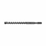 Milwaukee® 48-20-4340 4-Cutter Rotary Hammer Drill Bit, 3/4 in Drill Bit, 3/4 in Spline Shank, 17 in D Cutting, Carbide Cutting Edge, 22 in OAL