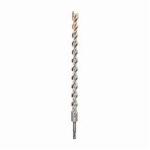 Milwaukee® M12™ 48-20-7080 2-Cutter Heavy Duty Rotary Hammer Drill Bit, 1 in Drill Bit, 25/64 in SDS Shank, 8 in D Cutting, Carbide Cutting Edge, 10 in OAL