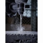 Milwaukee® M12™ 48-20-7571 2-Cutter Rotary Hammer Drill Bit, 1/2 in Drill Bit, SDS Plus® Shank, 4 in D Cutting, Carbide Cutting Edge, 6 in OAL