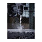 Milwaukee® M12™ 48-20-7481 2-Cutter Single Tip Rotary Hammer Drill Bit, 9/16 in Drill Bit, 25/64 in SDS Plus® Shank, 4 in D Cutting, Carbide Cutting Edge, 6-1/2 in OAL