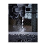 Milwaukee® M12™ 48-20-7452 2-Cutter Heavy Duty Rotary Hammer Drill Bit, 3/8 in Drill Bit, 25/64 in SDS Plus® Shank, 6 in D Cutting, Carbide Cutting Edge, 8 in OAL