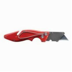 Milwaukee® Fastback™ 48-22-1901 Flip Utility Knife, Double Edged Retractable Blade, Metal Blade, 5 Blades Included, 7-1/4 in OAL